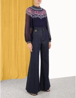 Zimmermann | Celestial Gemini Daisy Blouse - Gemini Daisy -Hot Sale Clothing Store 3.4648tcel.gmd .gemini daisy side 1