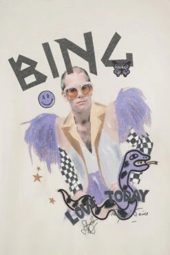 Anine Bing | Lili Tee Elton John - Cream -Hot Sale Clothing Store AB LILI TEE AB X TO X ISCREAMCOLOUR ELTON JOHN CREAMA 08 2140 170B 1 1700x 8c2a6e17 32a2 4217 9bff 34466e8aafaa