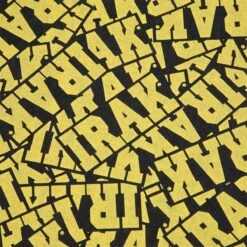 IRAK ALL OVER PRINT BANDANA -Hot Sale Clothing Store IrakIRAKALLOVERPRINTBANDANABALCKYELLOWOSIRAK SU21 20 4