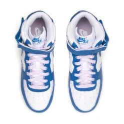 WOMEN'S NIKE AIR FORCE 1 '07 MID 9 WOMEN'S NIKE AIR FORCE 1 '07 MID -Hot Sale Clothing Store NikeWNIKEAIRFORCE1 07MIDWHITEMILITARYBLUE SAIL DOLL8DX3721 100 4
