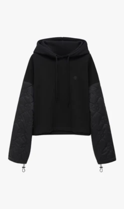Anine Bing | Ardon Hoodie Monogram - Black