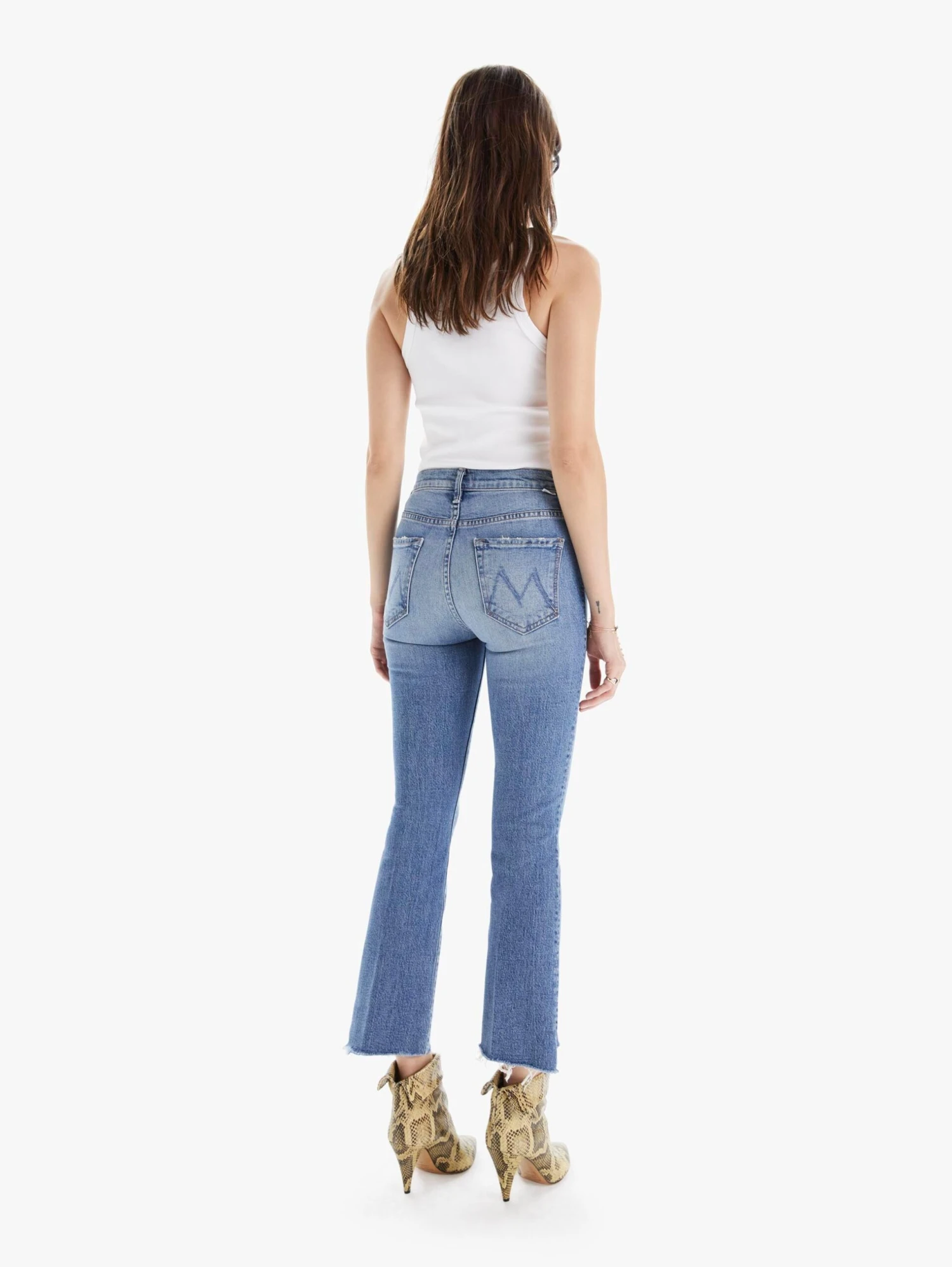 Mother Denim | The Insider Crop Step Fray - Scenic Route 5 Mother Denim | The Insider Crop Step Fray - Scenic Route - Image 3