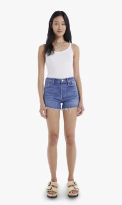 Mother Denim | The Tomcat Kick Fray Short - Playing With Scissors