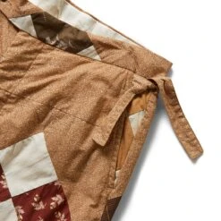 PONY CALICO QUILT TROUSERS -Hot Sale Clothing Store bodePONYCALICOQUILTTROUSERSBROWNMULTI32MRBT000031 5