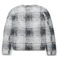 Stüssy HAIRY PLAID CARDIGAN -Hot Sale Clothing Store stussyHAIRYPLAIDCARDIGANWHITES117169 2